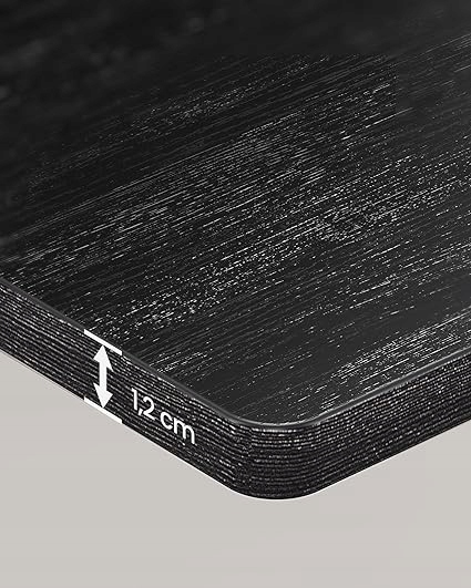 Półka drewno Songmics 40 x 29 cm czarny - obrazek 4