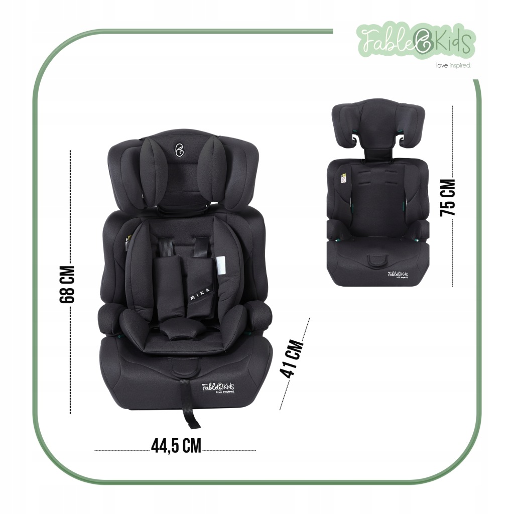Fotelik samochodowy FableKids MIKA i-Size - obrazek 2