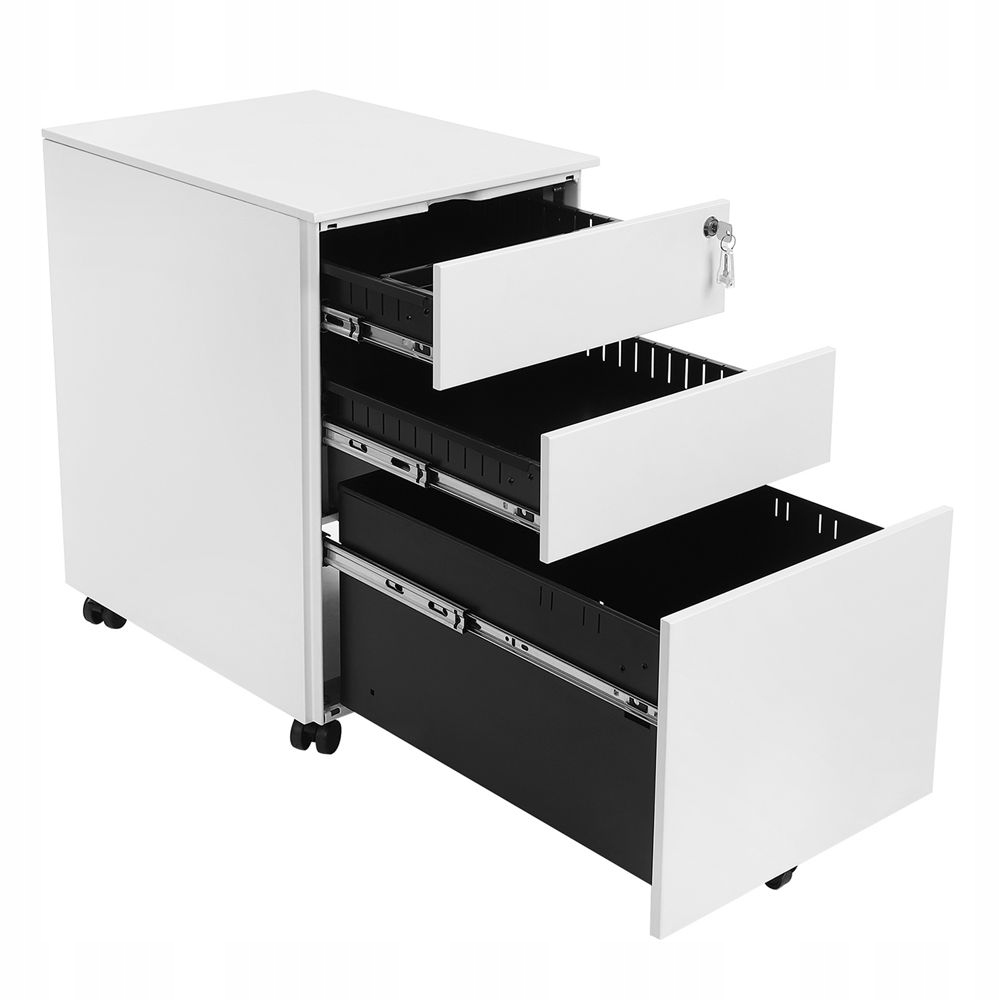 Kontener Songmics OFC60WT 39 x 60 x 52 cm biały