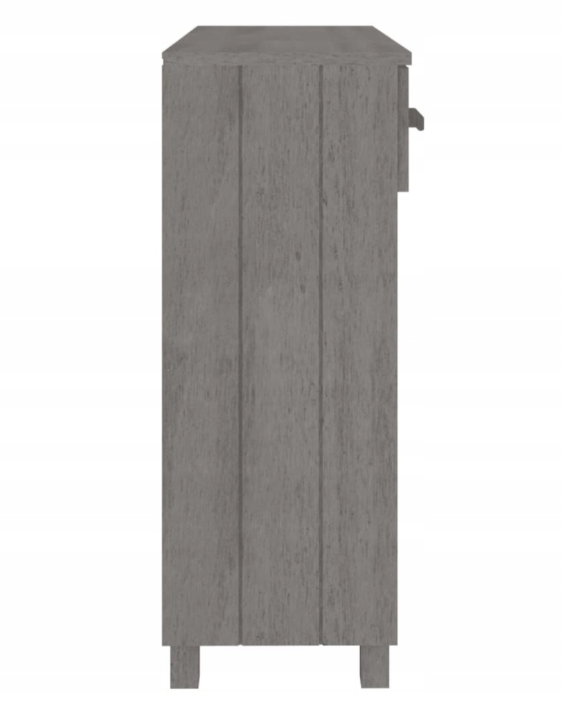 Konsola jasnoszara 90x35x90 cm Lite drewno sosnowe - obrazek 5