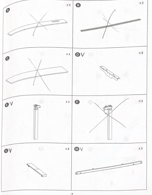 Biurko prostokątny Songmics 140 x 60 x 120 cm czarny - obrazek 5