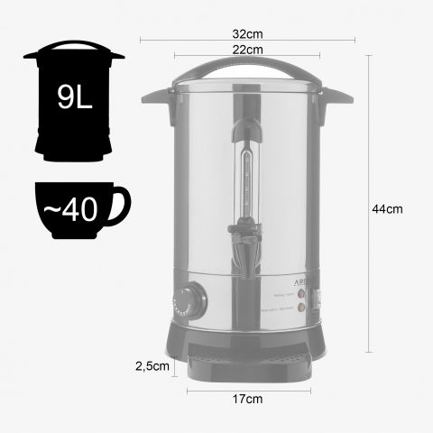 Warnik AREBOS AR-HE-GKE88L 8,8 lWA - obrazek 3