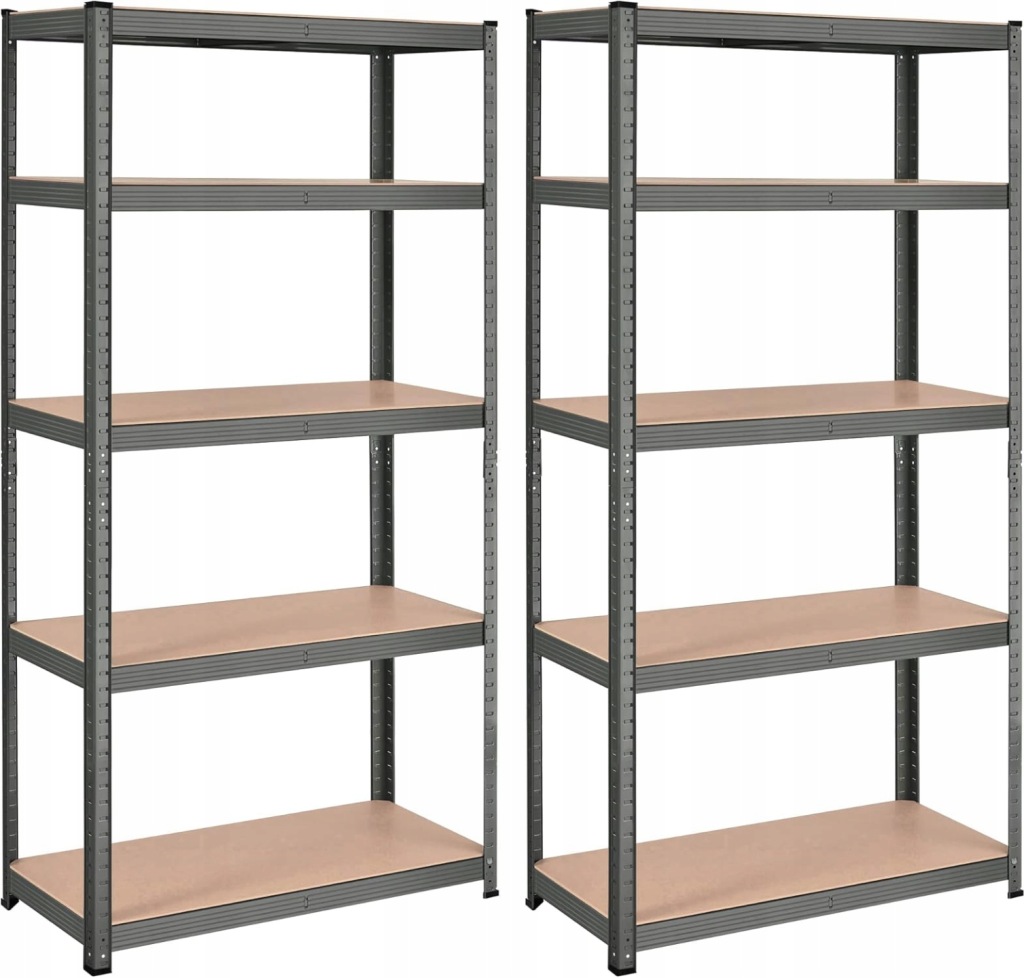 Regał magazynowy metalowy Songmics 180 x 90 x 40 cm max 175 kg na półkę
