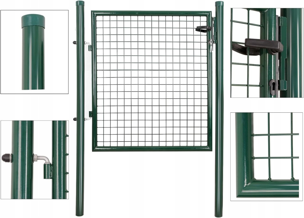 Słupki do bramki ogrodowej SONGMICS GGD150G 150 CM - obrazek 4