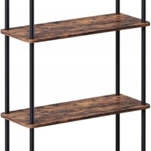 Regał Songmics 60 cm x 173,4 cm x 23,8 cm dąb rustykalny
