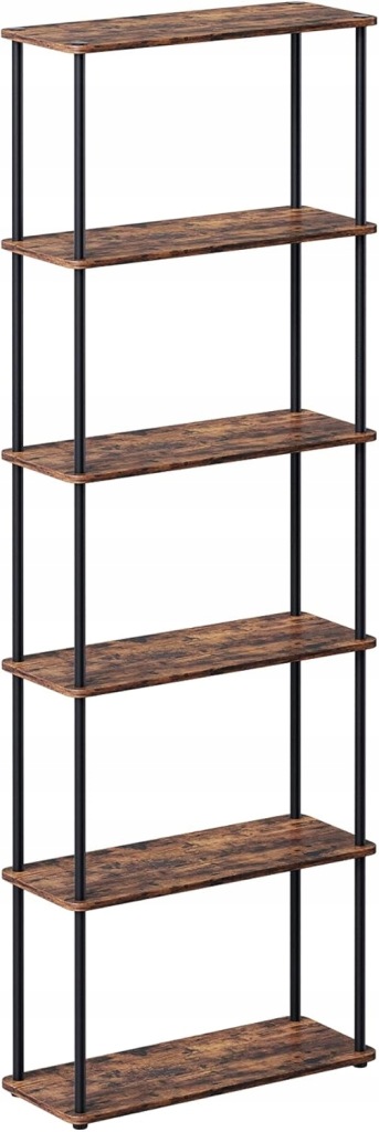 Regał Songmics 60 cm x 173,4 cm x 23,8 cm dąb rustykalny