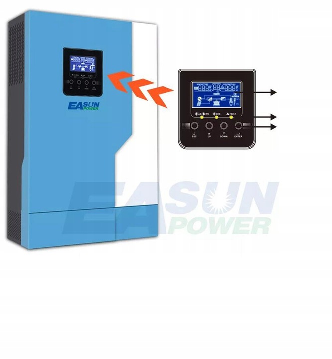 Easun Power Inwerter 5.5KW-WIFI 100A MPPT 230V - obrazek 6