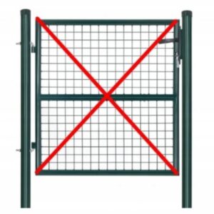 Słupki do bramki ogrodowej SONGMICS GGD150G 150 CM