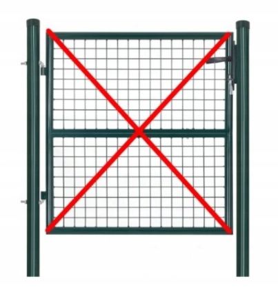 Słupki do bramki ogrodowej SONGMICS GGD150G 150 CM