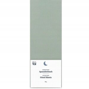 Prześcieradło z gumką 90x200cm Blumtal mikrofibra zielone OEKO TEX