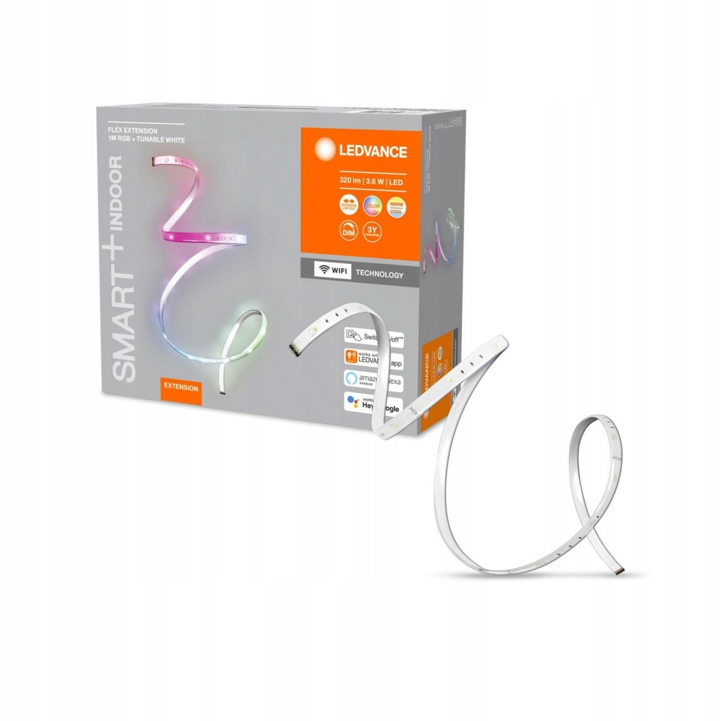 Rozszerzenie do taśmy LED Ledvance Smart+ WiFi Flex RGB+TW 3,6 W 1 m - obrazek 7