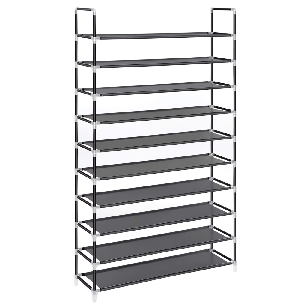 Szafka na buty Songmics 100 x 175 x 29 cm czarny - obrazek 4