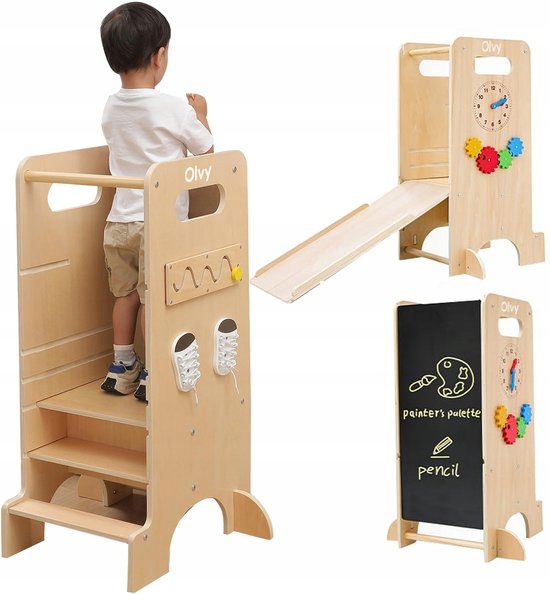 Olvy Kids - Wieża edukacyjna 4 w 1