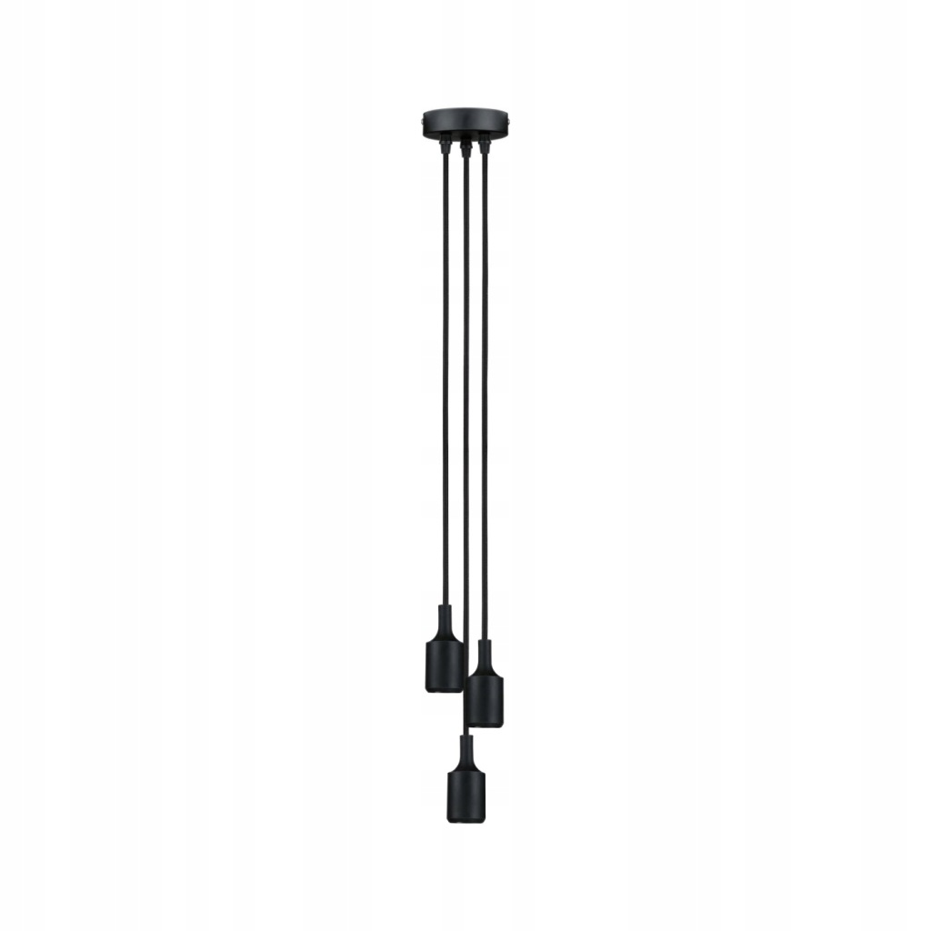 Lampa wisząca Paulmann Ketil Schwarz 3 -punkty światła wymienny moduł LED - obrazek 3