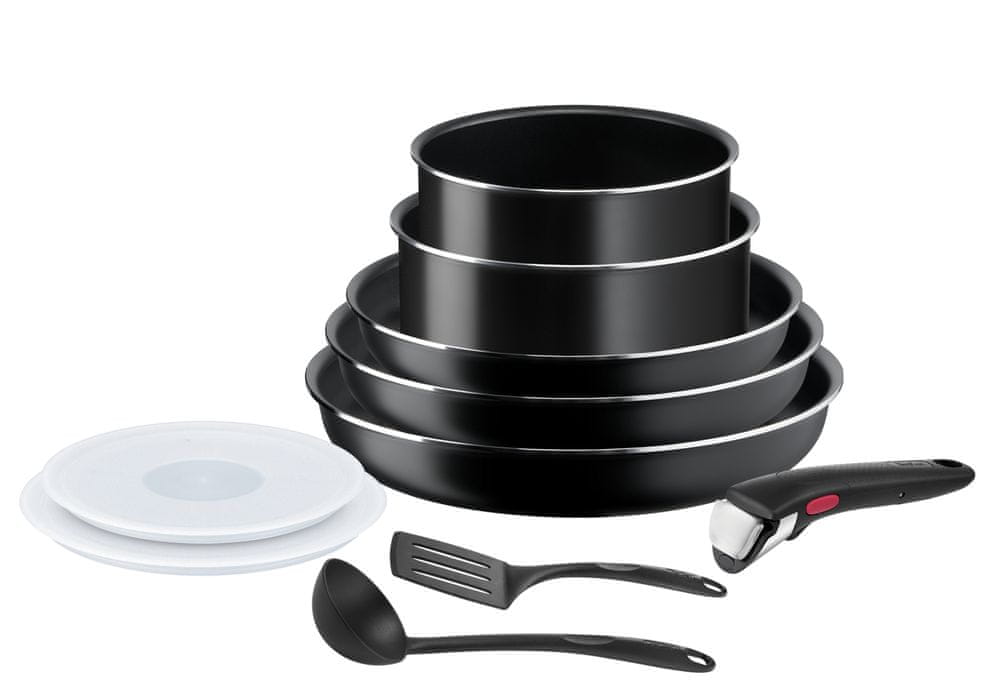 Zestaw patelni Tefal 10 szt Ingenio Easy On BRAK ŁYŻKI