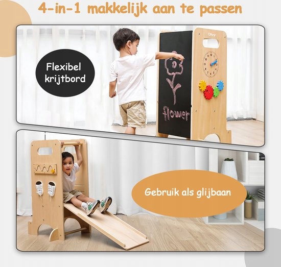 Olvy Kids - Wieża edukacyjna 4 w 1 - obrazek 4