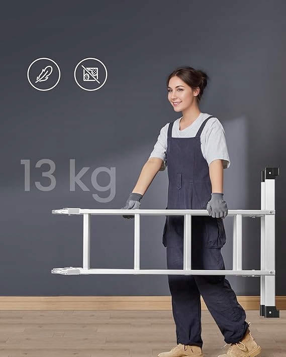 Drabina wielofunkcyjna, schody, drabina aluminiowa 16stopni - obrazek 6