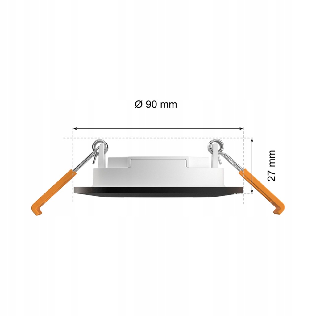 PHILIPS Hue Smart Slim Lampa 90mm Białe/Kolorowe Światło Bluetooth Czarna - obrazek 2