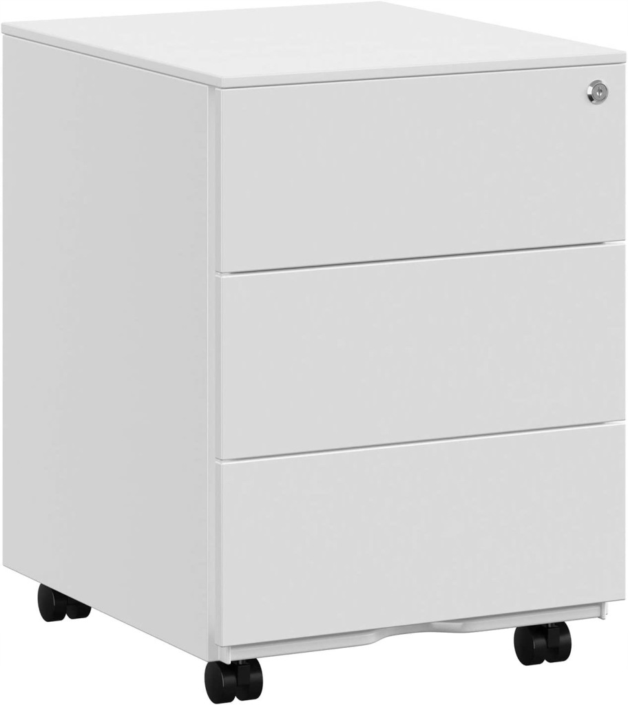 Kontener Songmics OFC60WT 39 x 60 x 52 cm biały - obrazek 4