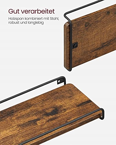 Regał Vasagle LLS831B01 29 cm x 0 cm x 14 cm dąb rustykalny - obrazek 2