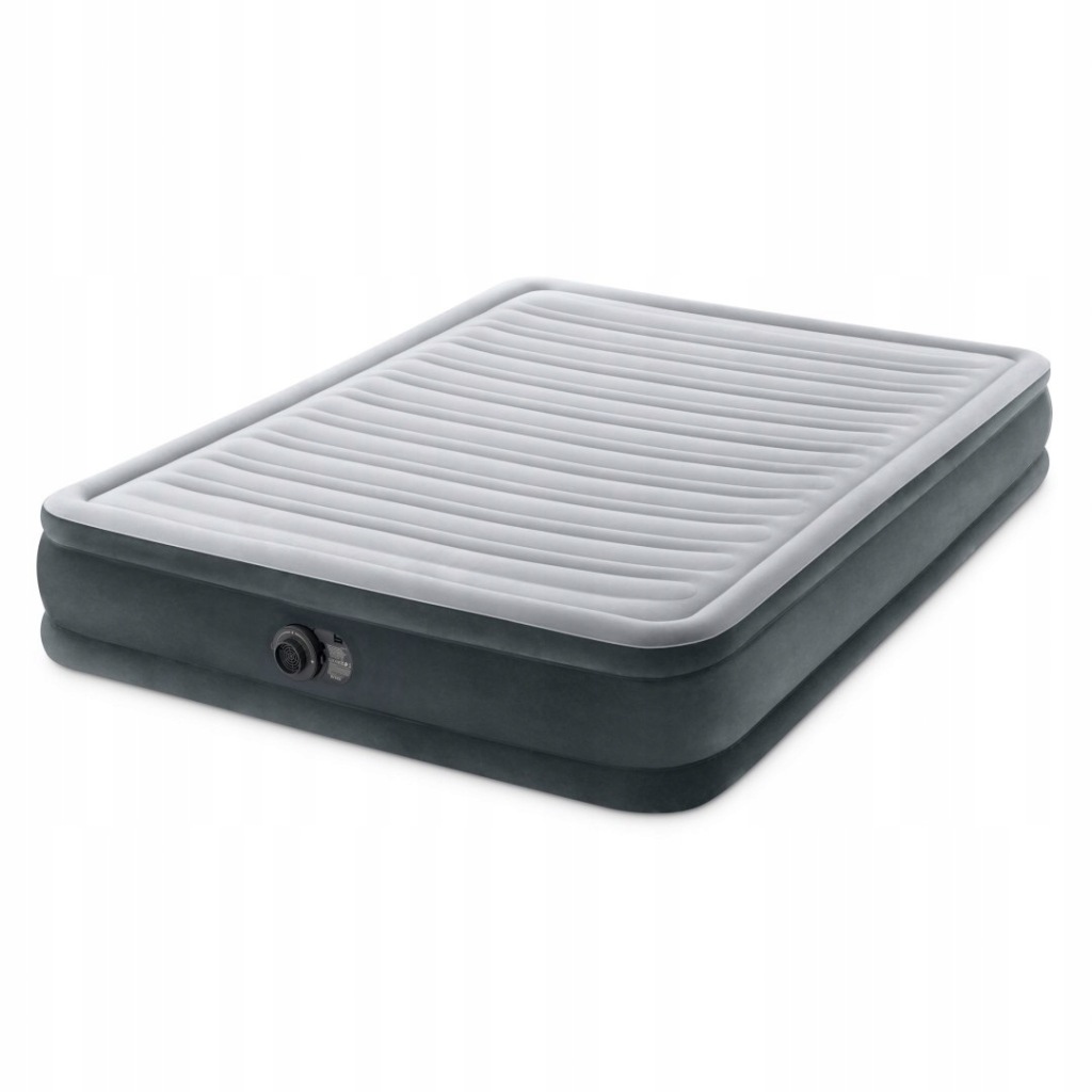 Materac dwuosobowy Intex 203 x 152 x 46 cm szary - obrazek 7