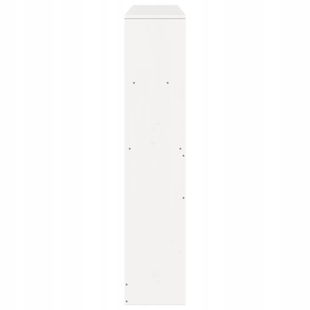 Wezgłowie do łóżka, z półkami, białe, 150 cm, drewno sosnowe - obrazek 5