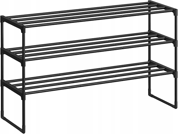 Szafka na buty, regał, Songmics LSA303B02 92 x 55 x 30,5 cm czarny
