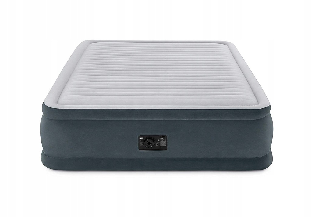 Materac dwuosobowy Intex 203 x 152 x 46 cm szary - obrazek 2