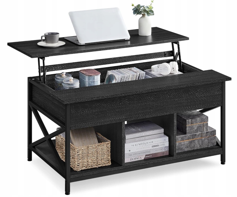 Regał Songmics Industrial 100 cm x 62 cm x 60 cm czarny - obrazek 4