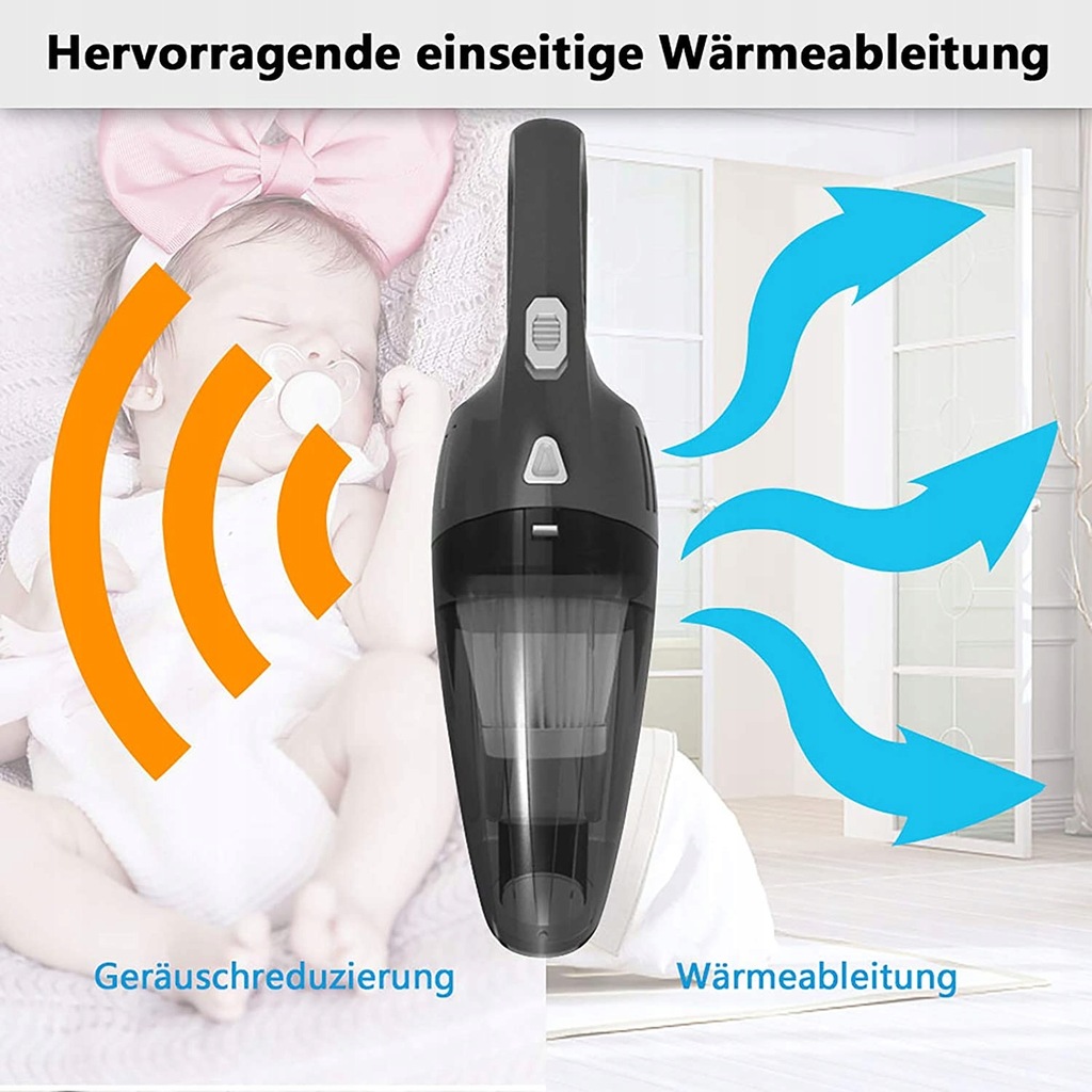 Bezprzewodowy ręczny odkurzacz VECOOR MZ-5233120 W - obrazek 4