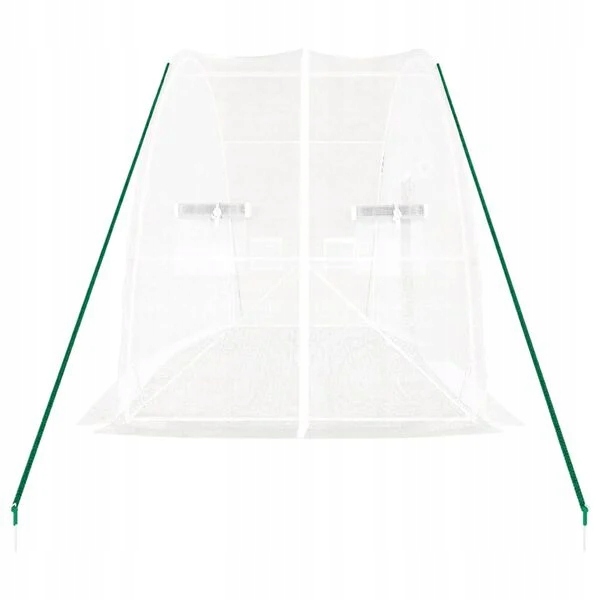 vidaXL Szklarnia ze stalową ramą, biała, vidaXL, 12 m², 6x2x2,85 m - obrazek 9