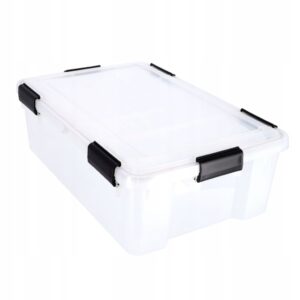 Pojemnik Iris Airtight Box 30L 60x40x20 z Uszczelką i Klamrami