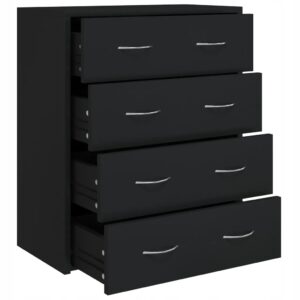 Komoda VidaXL 60 x 30,5 x 71cm czarny
