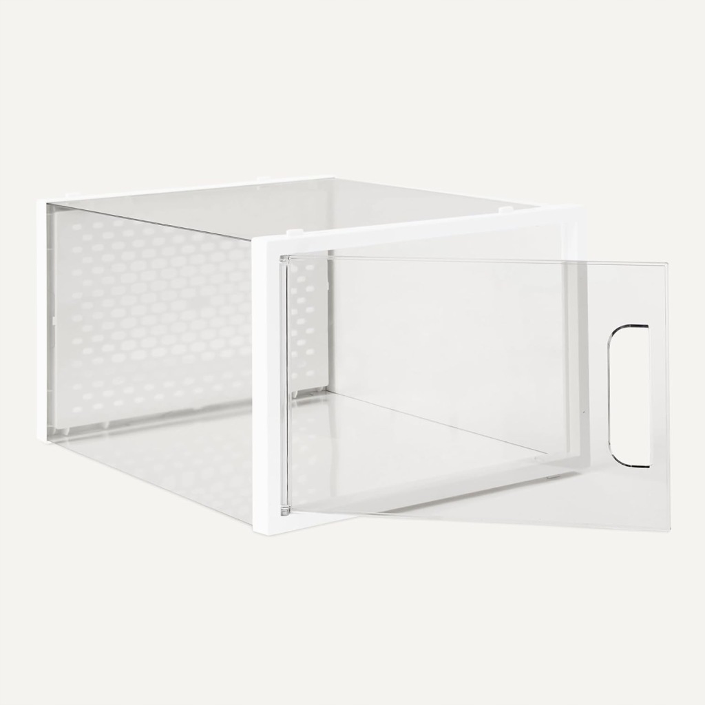 Szafka na buty z uchylnymi drzwiczkami Amazon 32 x 17,78 x 25,4 cm biały - obrazek 3