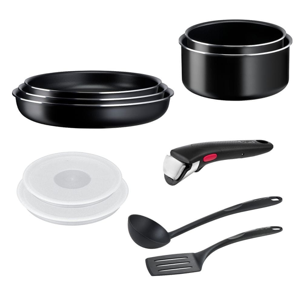 Zestaw patelni Tefal 10 szt Ingenio Easy On BRAK ŁYŻKI - obrazek 4