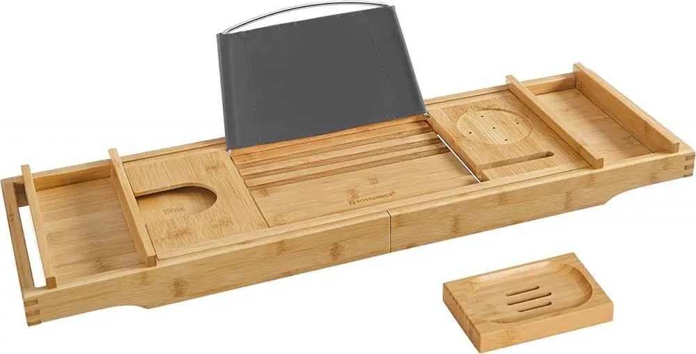 PÓŁKA NA WANNĘ BAMBUSOWA SONGMICS - obrazek 10