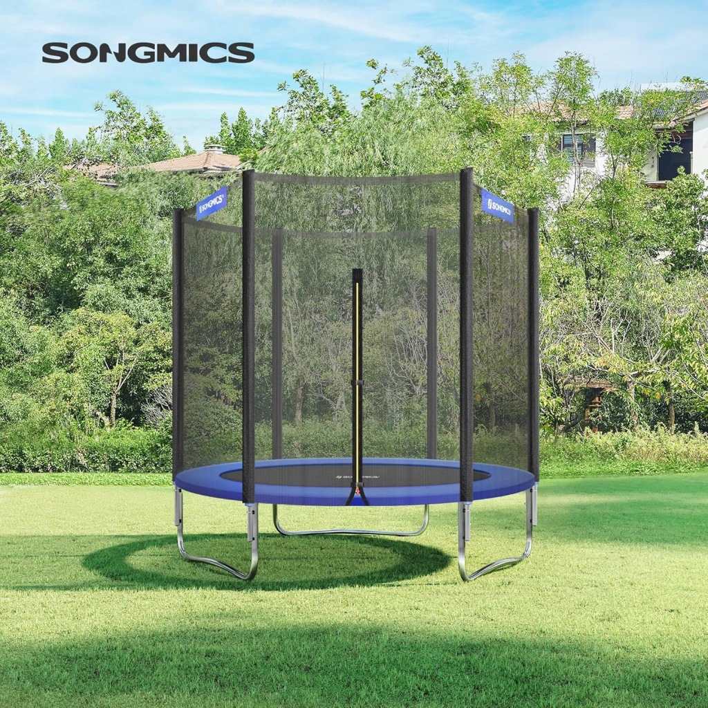 SONGMICS TRAMPOLINA 183 CM NIEBIESKA - obrazek 2