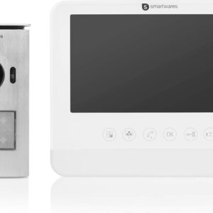 Wideodomofon Smartwares DIC-22212 1 rodzinny z wyświetlaczem