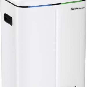 Kosz biurowy metal Songmics 40l biały