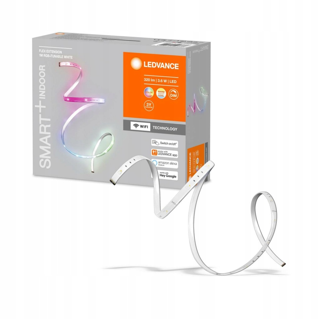 Rozszerzenie do taśmy LED Ledvance Smart+ WiFi Flex RGB+TW 3,6 W 1 m - obrazek 6