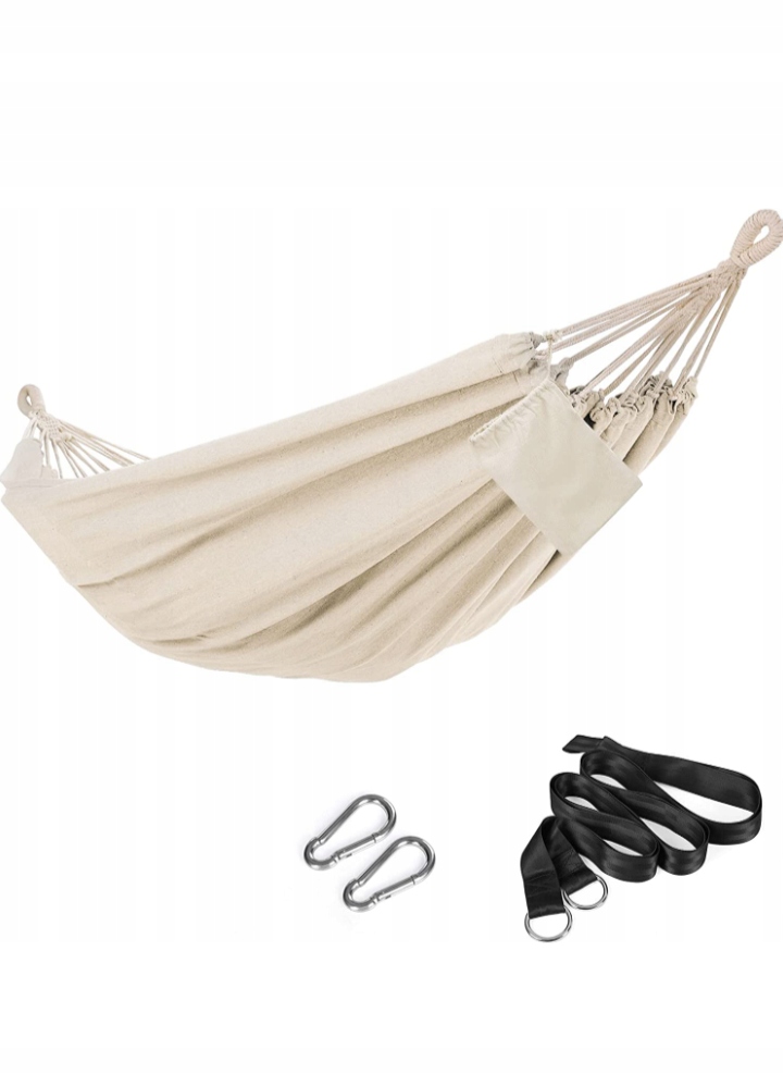 Hamak bez drążka Songmics brązowy 300 kg 210 x 150