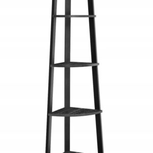 Regał Vasagle 37,2 cm x 159 cm x 37,2 cm czarny, odcienie szarości