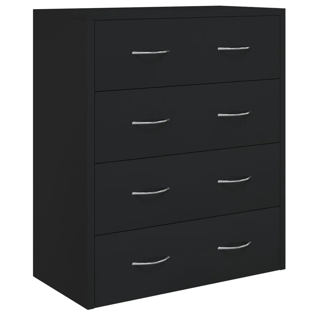 Komoda VidaXL 60 x 30,5 x 71cm czarny - obrazek 3