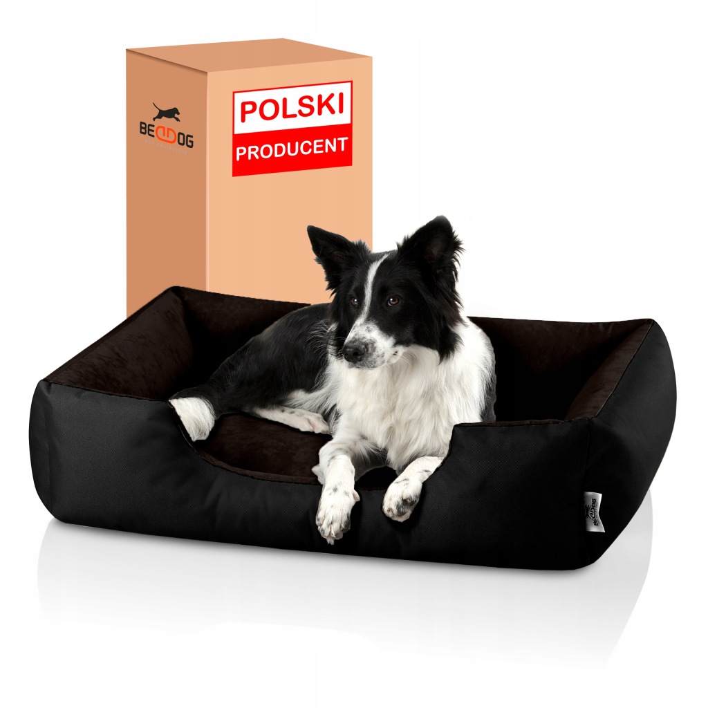 BedDog kanapa dla psa brązowy 80 cm x 65 cm - obrazek 4