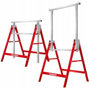 MASKO Stojak roboczy teleskopowy 80–130 cm 200kg składany kozioł