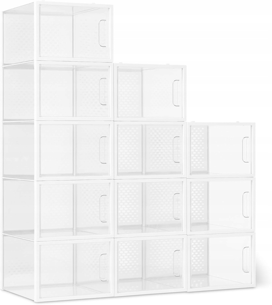 Szafka na buty z uchylnymi drzwiczkami Amazon 32 x 17,78 x 25,4 cm biały