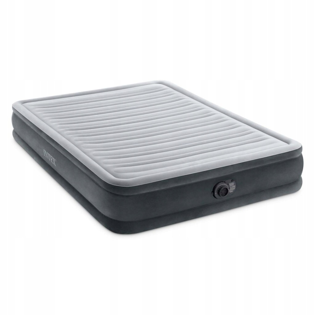 Materac dwuosobowy Intex 203 x 152 x 46 cm szary - obrazek 9
