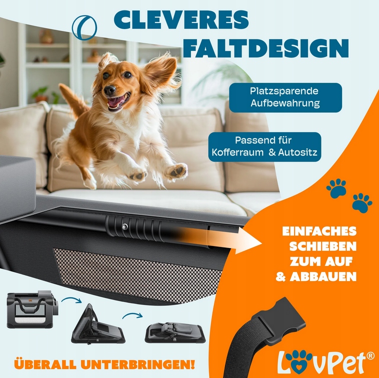 Torba transportowa LOVPET szary XXL 91,4 cm x 63,5 cm x 63,5 cm - obrazek 2