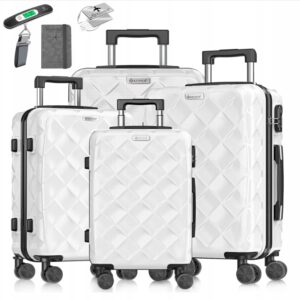 KESSER Walizka twarda zestaw ABS Reisekoffer Set 4-teilig 120 l