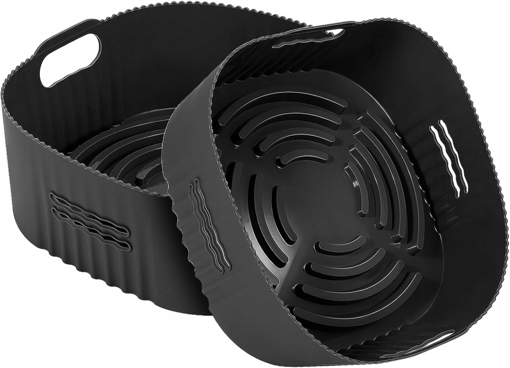 Formy do frytkownicy powietrznej 2 szt silikonowe kwadratowe Air Fryer 5,5L